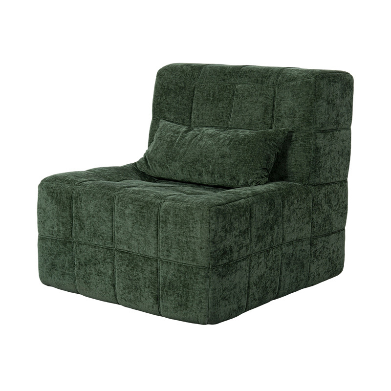 Oversized Single Plena Spuma Sofa in Emerald Green Corduroy cum Clausus Design Oversized Single Plena Spuma Sofa in Emerald Green Corduroy cum Clausus Design