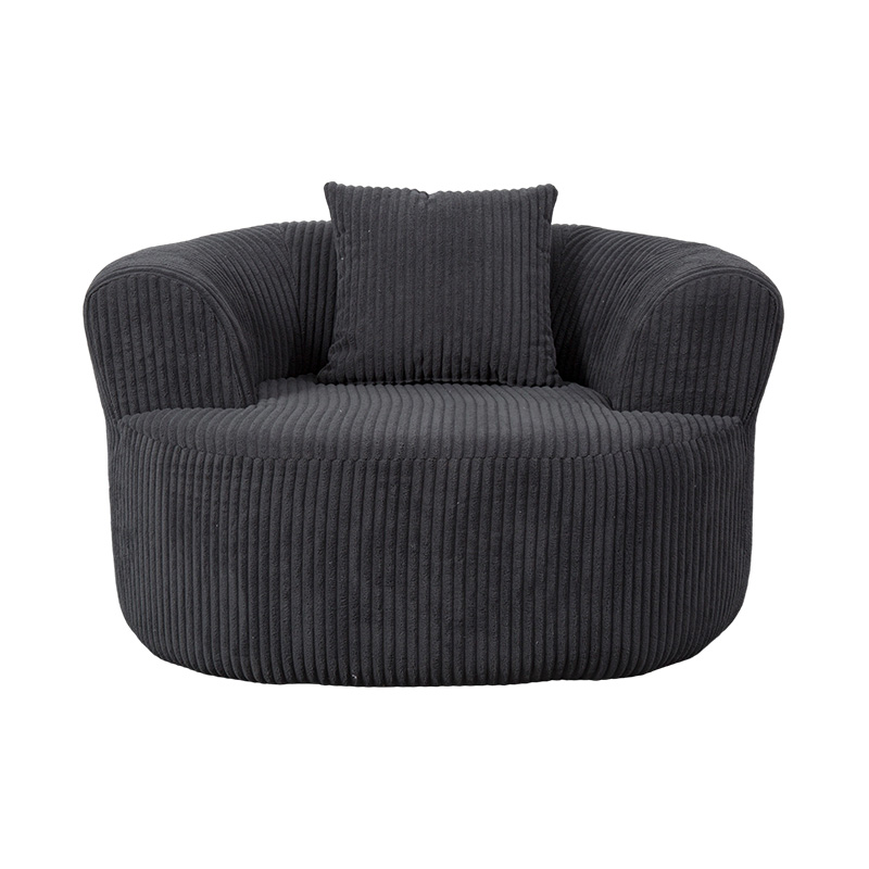 Una plena Spuma involvens stibadium in Gray Corduroy cum eu pulvinaria Una plena Spuma involvens stibadium in Gray Corduroy cum eu pulvinaria