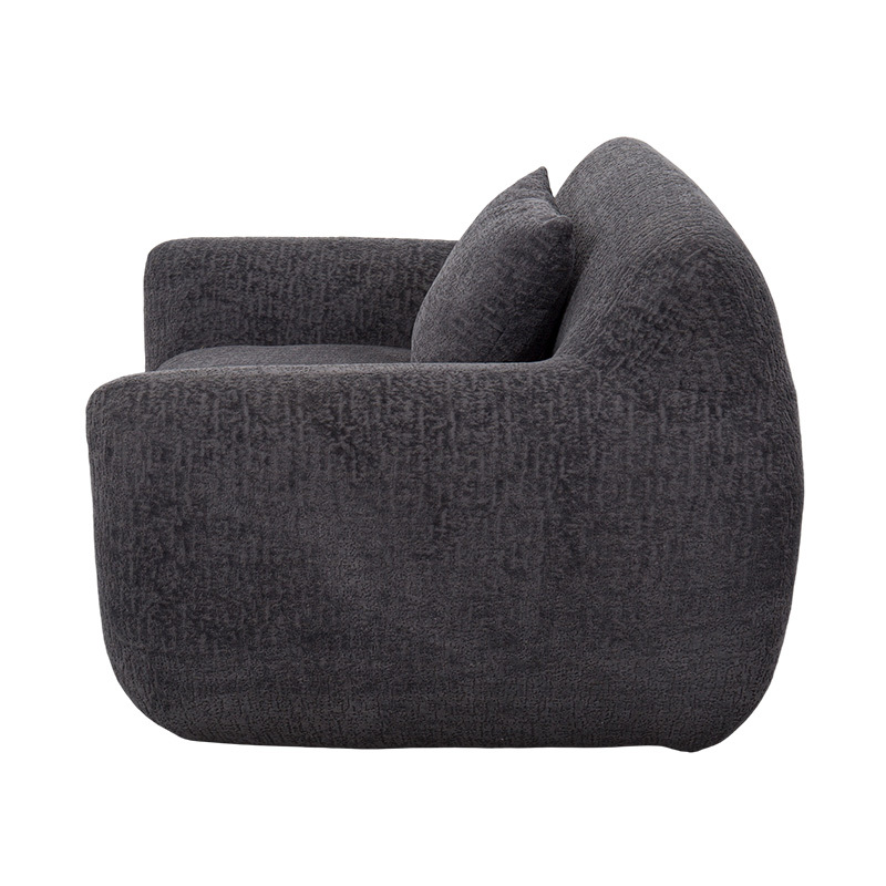 Plena Spuma Hug-Style Single Sofa cum Gravis Chenille Fabrica et Subtilis Jacquard Pattern Plena Spuma Hug-Style Single Sofa cum Gravis Chenille Fabrica et Subtilis Jacquard Pattern